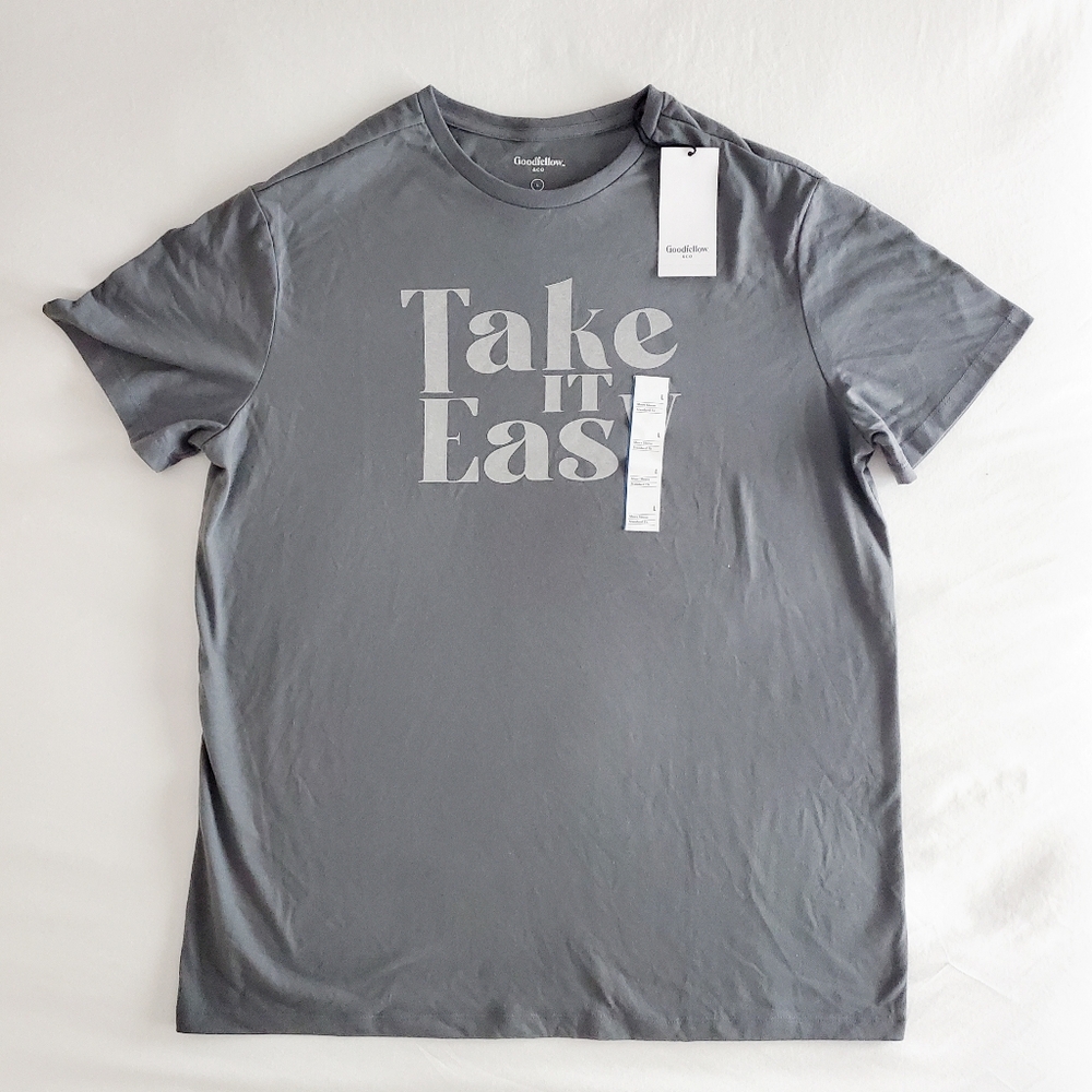 Goodfellow & Co "Take it Easy" T-Shirt in Gray